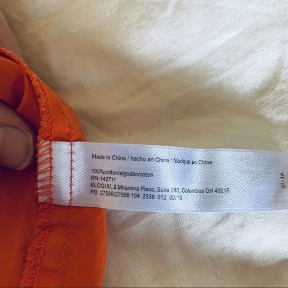 Orange Ruffled Tank from Eloquii - Picture 7 of 7